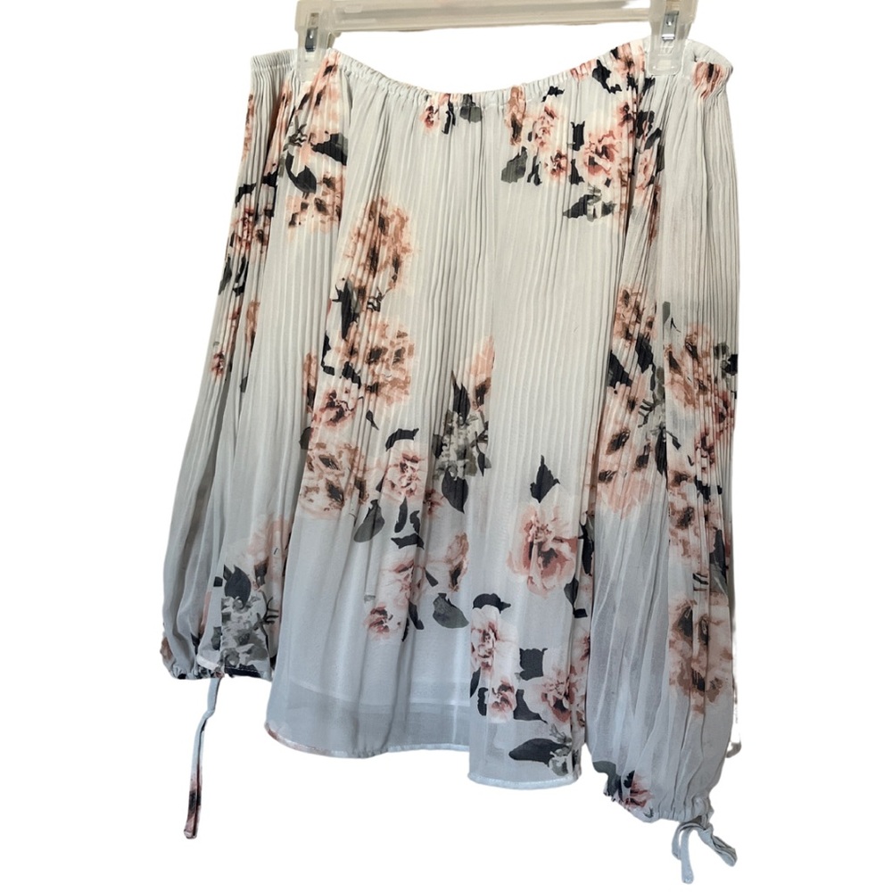 Off the shoulder floral top